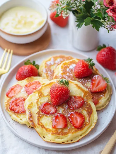 strawberry pancakes