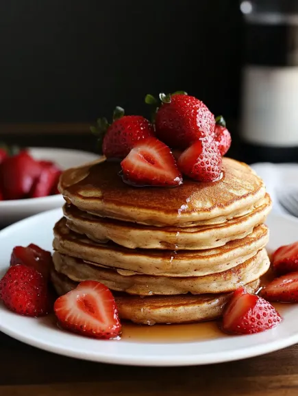  breakfast strawberry pancakes 