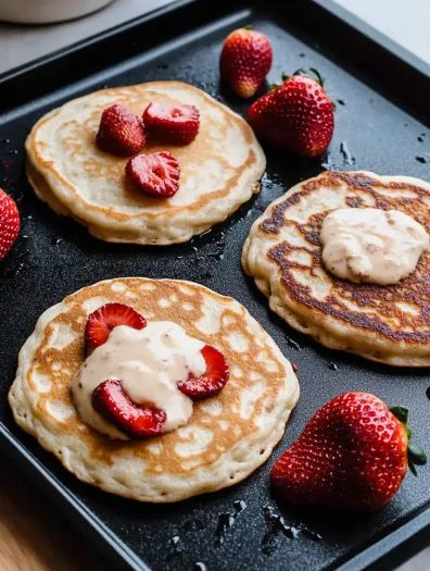 strawberry pancakes