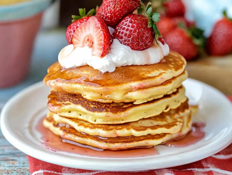 strawberry pancakes recipes