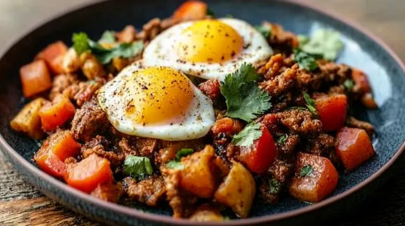 Carnitas Breakfast Recipe with Eggs