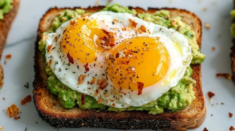 avocado toast with egg