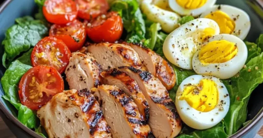 chicken and egg salad