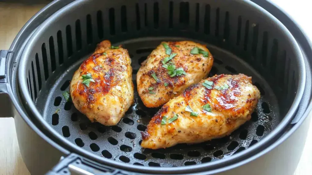 Air Fryer Frozen Chicken Breast