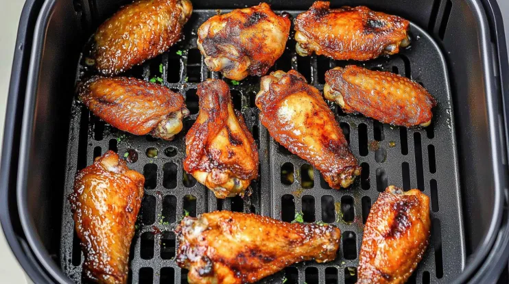 Frozen Chicken Wings in Air Fryer