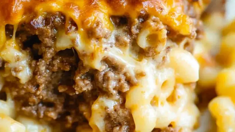 Mac and Cheese Meatloaf Casserole