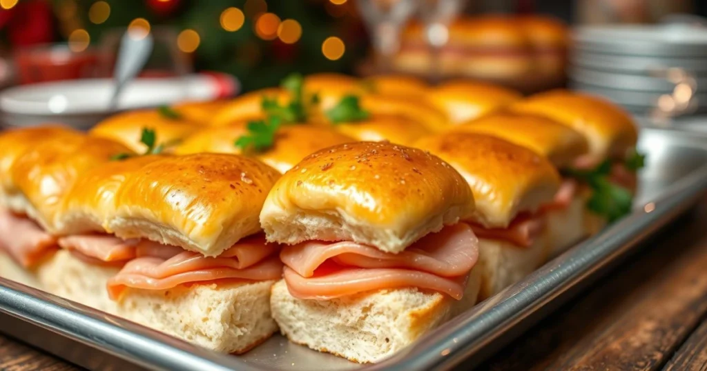 Ham and Cheese Hawaiian Roll