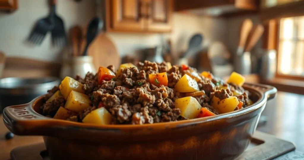 Hobo Casserole Ground Beef