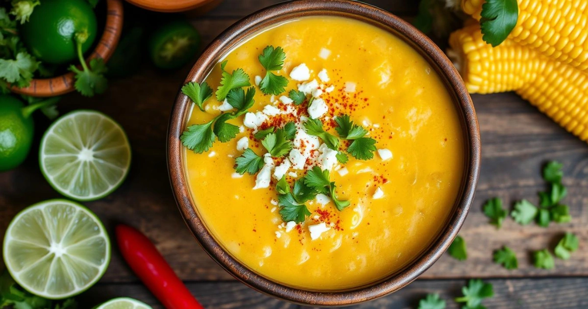 Mexican Street Corn Soup