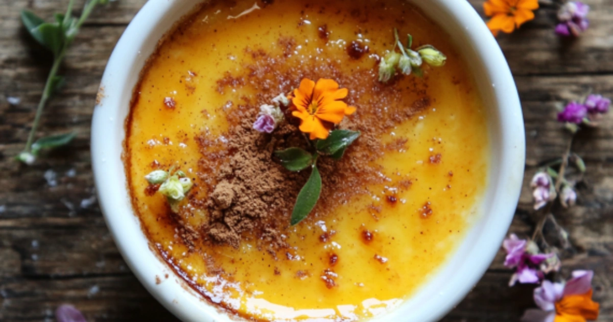 sweet potato creme brulee