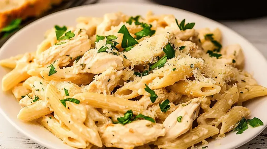 Garlic Parmesan Chicken Pasta