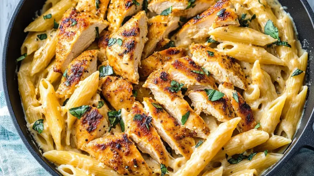 Garlic Parmesan Chicken Pasta