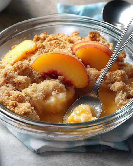 Peach Crumble Recipe